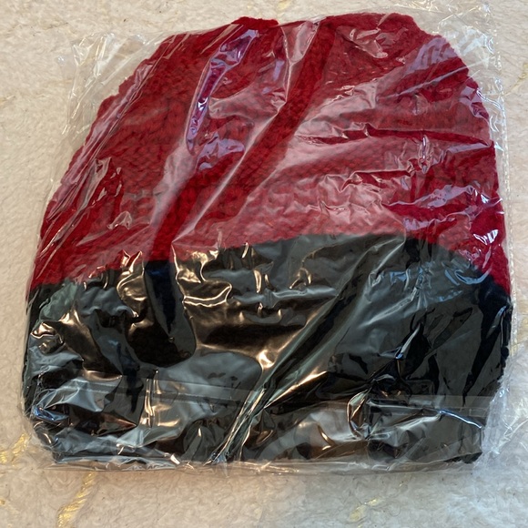 HEIMISH USA Beanie Fall Winter Sherpa Fleece Cap Cozy Cuff Knit 2/Tone Hat - Picture 5 of 5